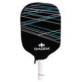 Diadem Pickleball Paddle Cover Black/Teal Court