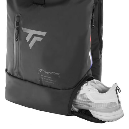 Tecnifibre Team Dry Standbag BackPack (Black/Silver) - RacquetGuys.ca