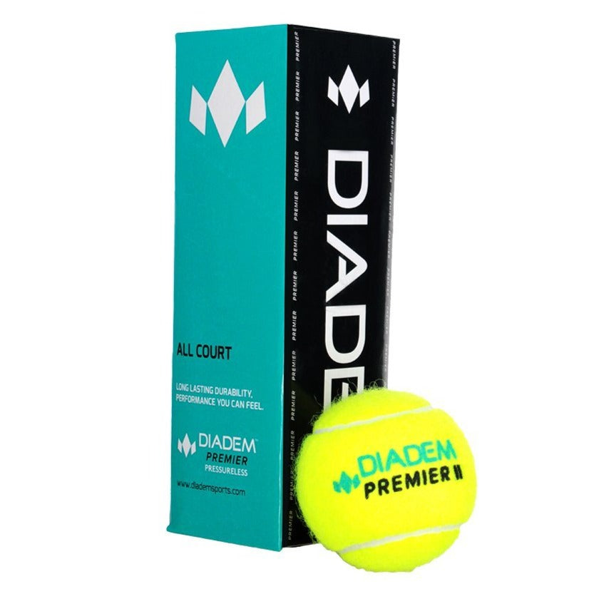Diadem Premier Pressureless Tennis Balls - 24 Sleeve Case - RacquetGuys.ca