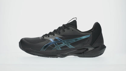 Asics Solution Speed FF 3 Night Energy Men's Tennis Shoe (Black/Prism Blue)