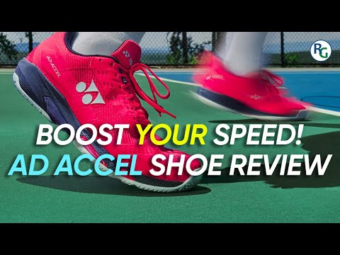 Yonex Power Cushion AD Accel Women's Tennis Shoe (Sunset Red