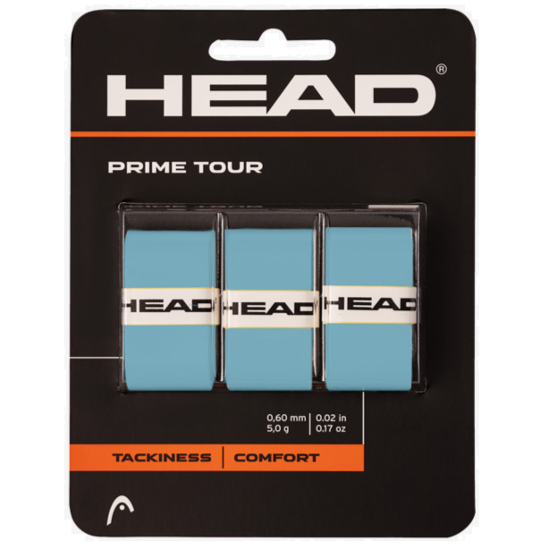 Head Prime Tour Overgrip 3 Pack Blue - RacquetGuys.ca