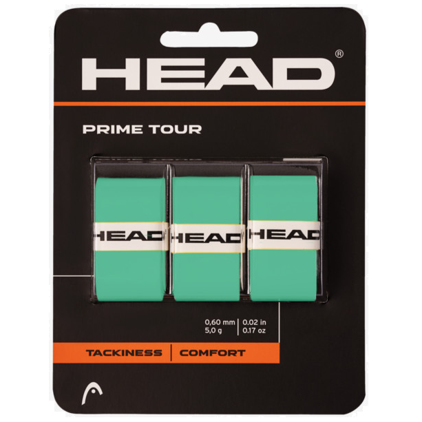 Head Prime Tour Overgrip 3 Pack Mint - RacquetGuys.ca