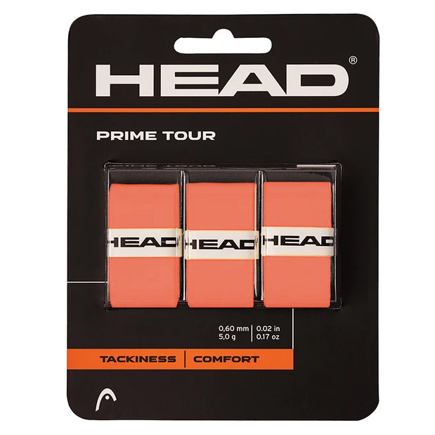 Head Prime Tour Overgrip 3 Pack Sienna - RacquetGuys.ca
