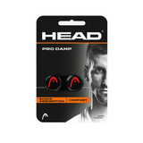 Head Pro Vibration Dampener 2 Pack Black - RacquetGuys.ca