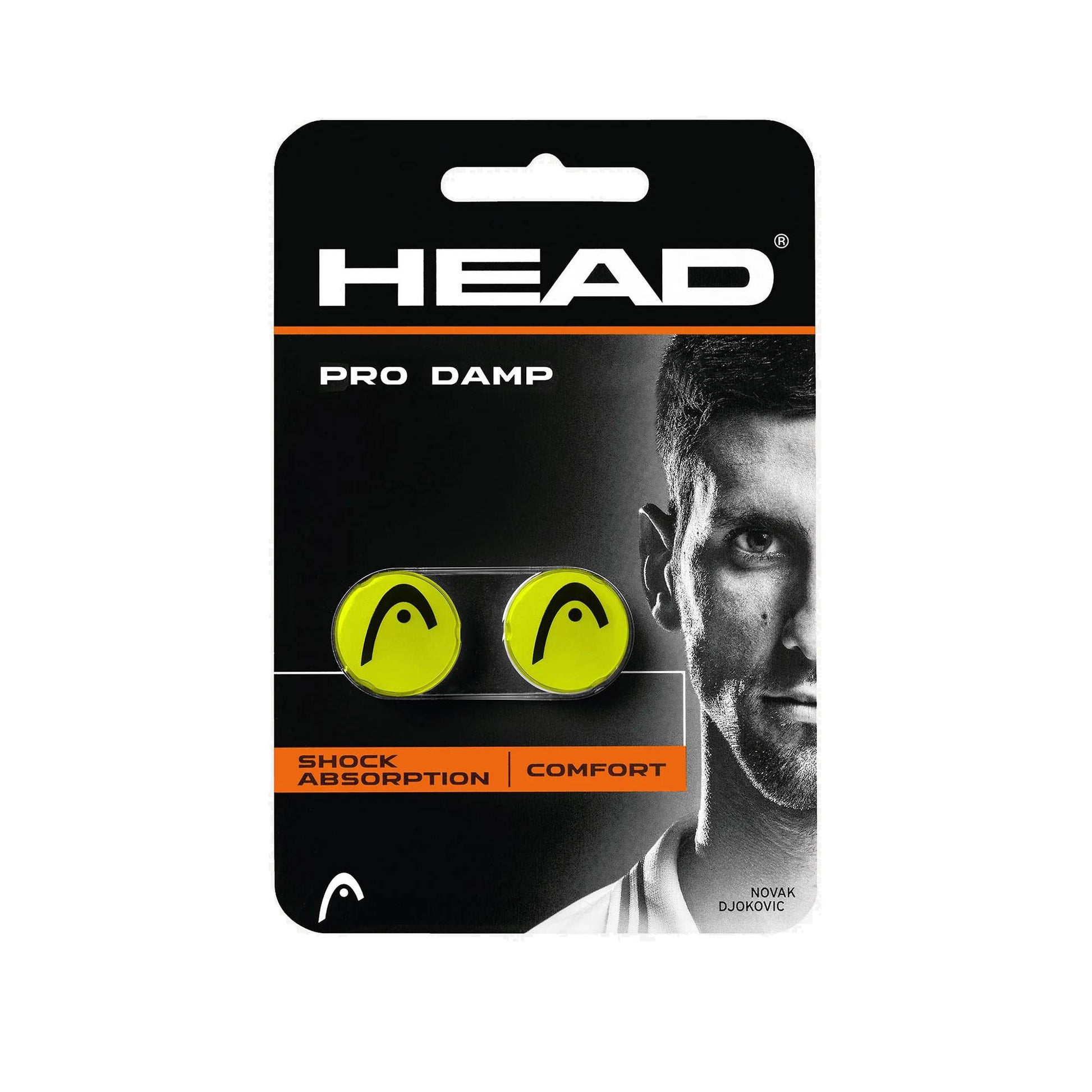 Head Pro Vibration Dampener 2 Pack Yellow - RacquetGuys.ca