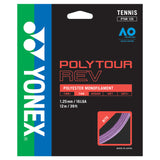 Yonex Poly Tour Rev 16L/1.25 Tennis String (Purple) - RacquetGuys.ca