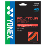 Yonex Poly Tour Rev 16/1.30 Tennis String (Bright Orange) - RacquetGuys.ca