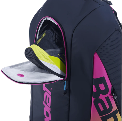 Babolat Pure Aero Rafa 6 Pack Racquet Bag (Black/Yellow/Pink) - RacquetGuys.ca