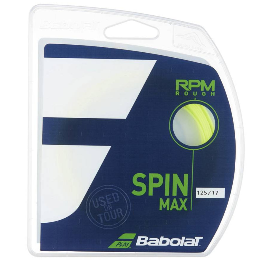 Babolat RPM Rough 17/1.25 Tennis String (Yellow) - RacquetGuys.ca