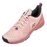 Yonex Power Cushion Sonicage 3 Women's Tennis Shoe (Pink/Beige) - RacquetGuys.ca
