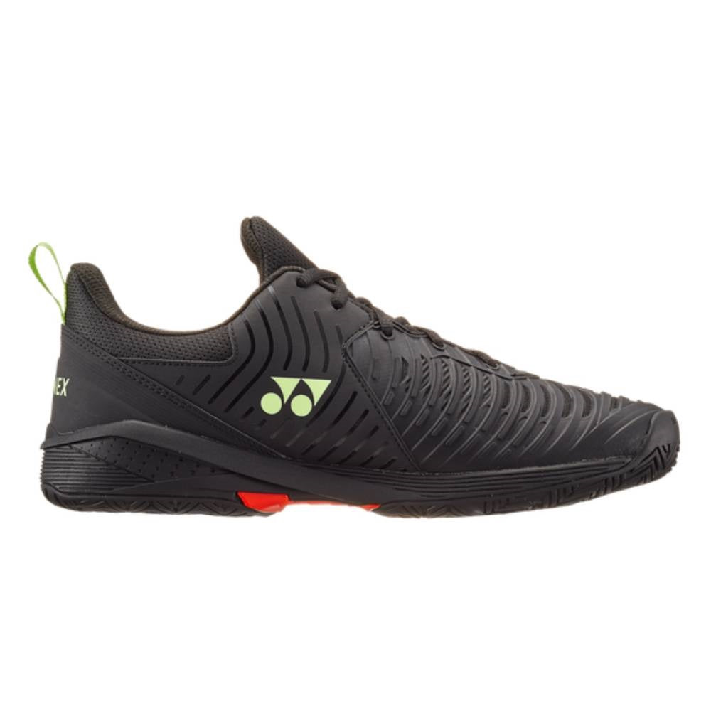 Yonex Power Cushion Sonicage 3 Men's Tennis Shoe (Black/Lime) - RacquetGuys.ca