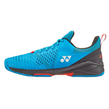 Yonex Power Cushion Sonicage 3 Wide Men's Tennis Shoe (Blue/Black) - RacquetGuys.ca