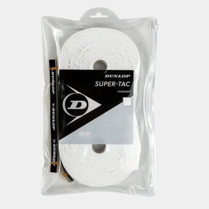 Dunlop Super Tac Overgrip 30 Pack (White) - RacquetGuys.ca