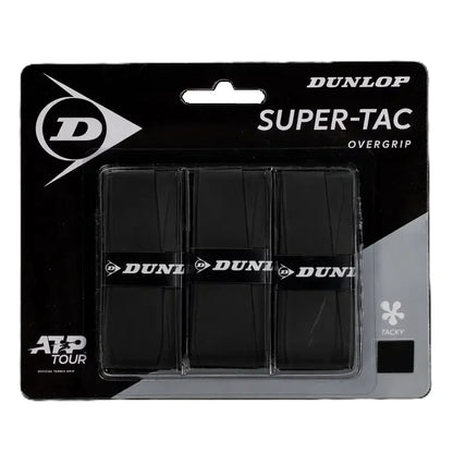 Dunlop Super Tac Overgrip 3 Pack (Black) - RacquetGuys.ca