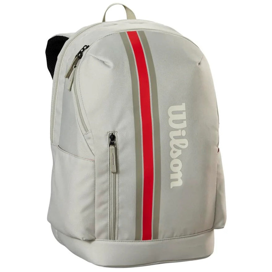 Wilson Team Backpack Racquet Bag 2025 (Oats) - RacquetGuys.ca