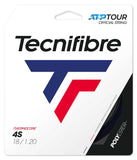 Tecnifibre 4S 18/1.20 Tennis String (Black) - RacquetGuys.ca