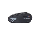 Tecnifibre Team Dry 12 Racquet Bag (Black/Silver) - RacquetGuys.ca