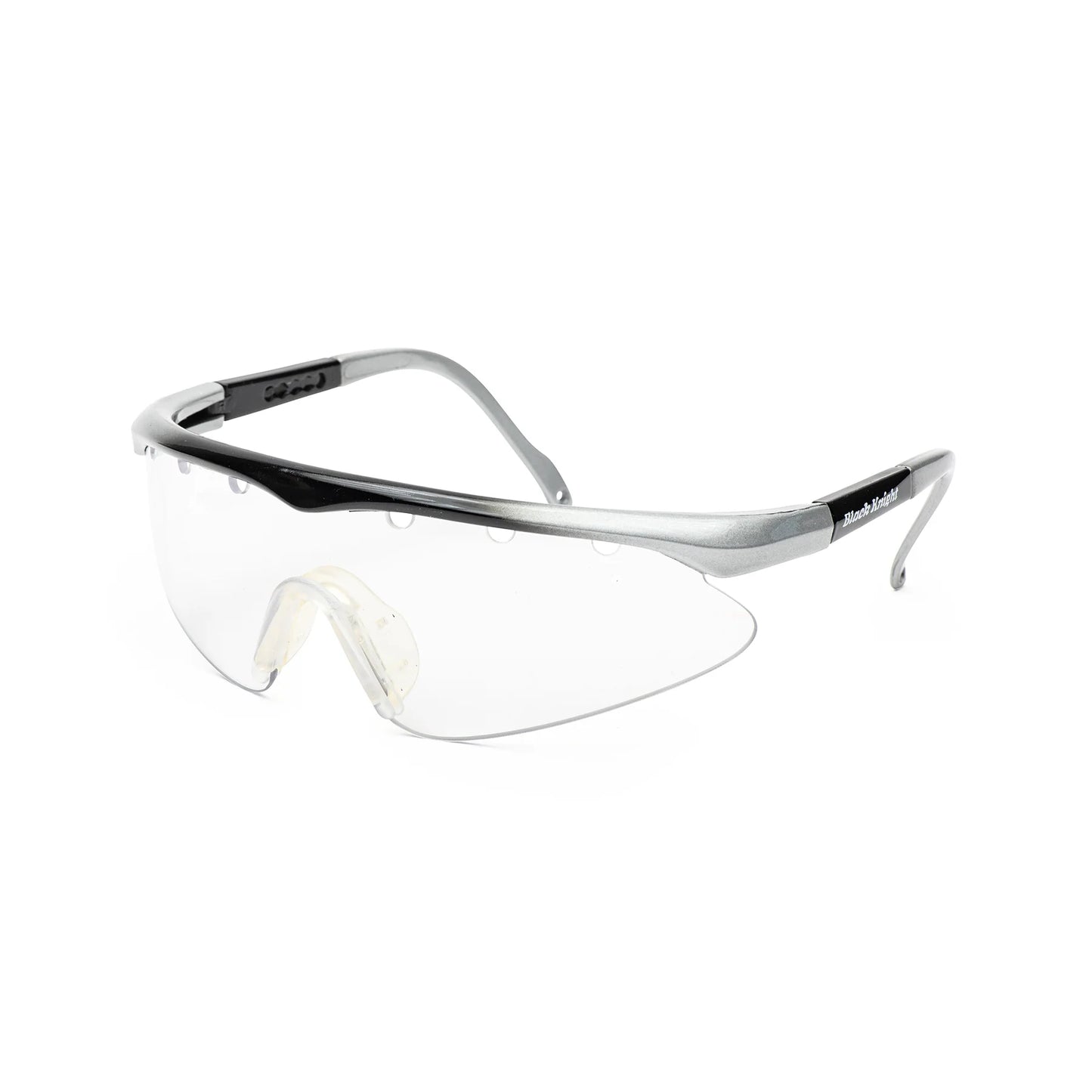 Black Knight Turbo Eyeguard (Black/Silver) - RacquetGuys.ca