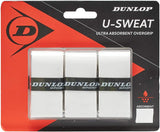 Dunlop U-Sweat Overgrip 3 Pack (White) - RacquetGuys.ca
