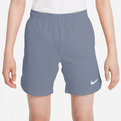 Nike Boys Dri-FIT Victory Shorts (Ashen Slate/White) - RacquetGuys.ca