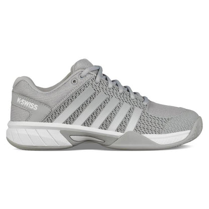 K-Swiss Express Light Wide Women's Pickleball shoe (Grey/White) - RacquetGuys.ca