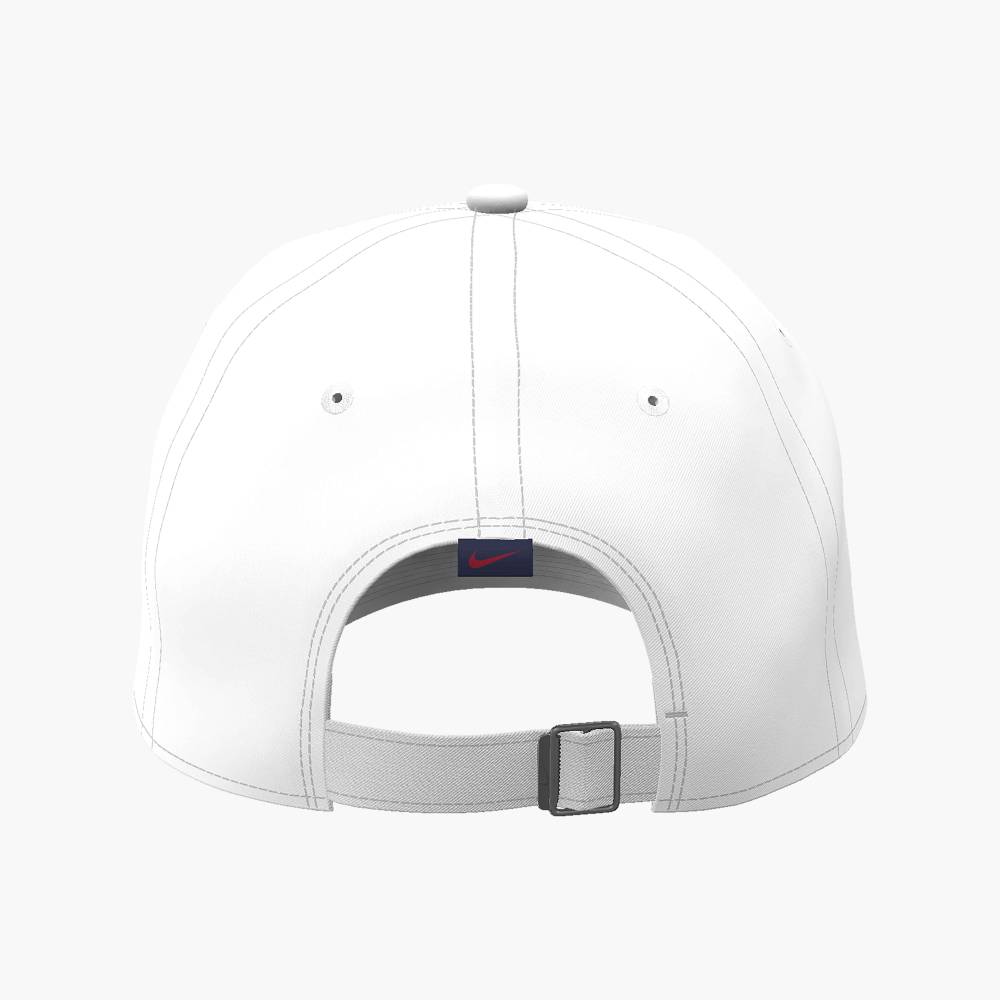Nike Unisex Dri-FIT Club CB Court Cap (White) - description - RacquetGuys.ca