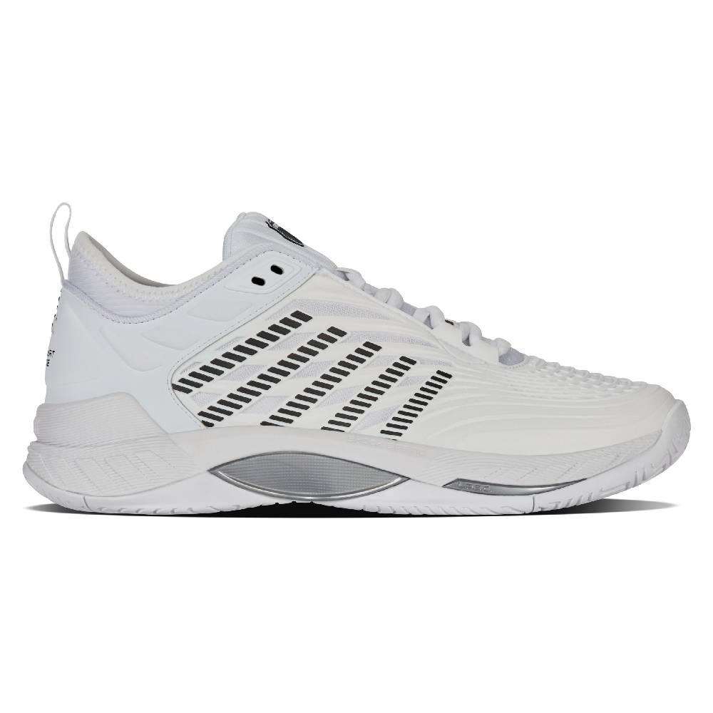 K-Swiss Hypercourt Supreme 2 Men's Tennis Shoe (White/Black) - RacquetGuys.ca
