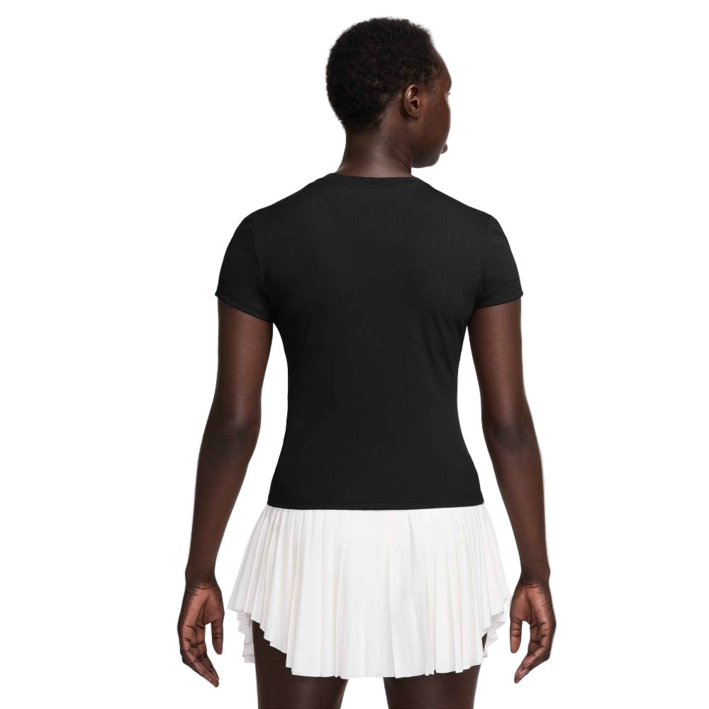 Nike Women's Dri-FIT Advantage SS Top (Black) - RacquetGuys.ca