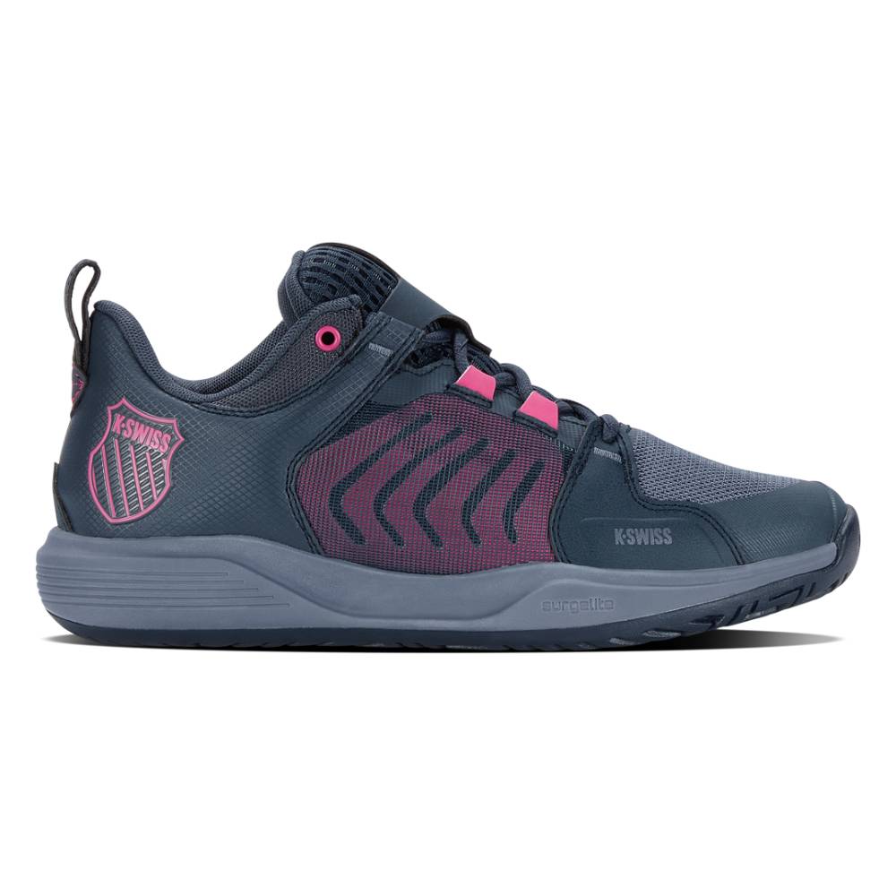 K-Swiss Ultrashot Team Women's Tennis Shoe (Navy/Pink) - RacquetGuys.ca