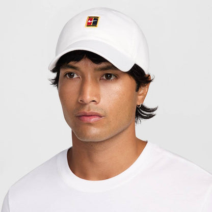 Nike Unisex Dri-FIT Club CB Court Cap (White) - description - RacquetGuys.ca