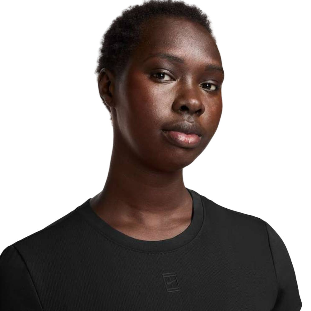 Nike Women's Dri-FIT Advantage SS Top (Black) - RacquetGuys.ca