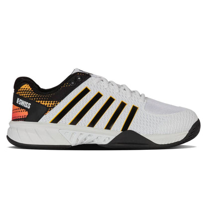 K-Swiss Express Light Wide Men's Pickleball Shoe (White/Daffodil) - RacquetGuys.ca