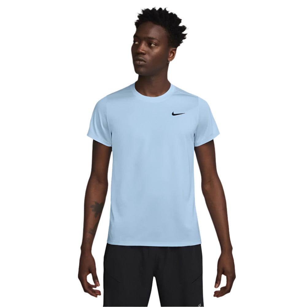Nike Men's Dri-FIT Victory Top (Celestine Blue/Black) - RacquetGuys.ca