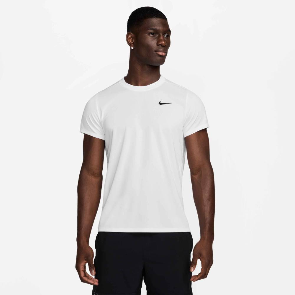 Nike Men's Dri-FIT Victory Top (White/Black) - RacquetGuys.ca