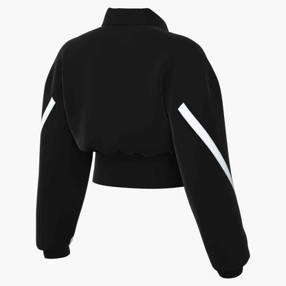 Nike Women's Advantage Full Zip Jacket (Black/White) - RacquetGuys.ca