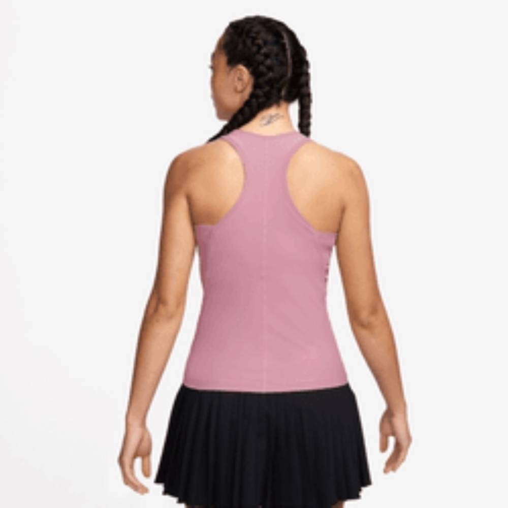 Nike Women's Dri-FIT Victory Tank (Elemental Pink/White) - RacquetGuys.ca