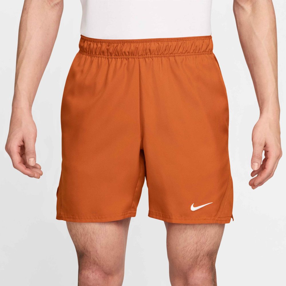 Nike Men's Court Dri-Fit Victory Short 7-inch (Campfire Orange/White) - RacquetGuys.ca