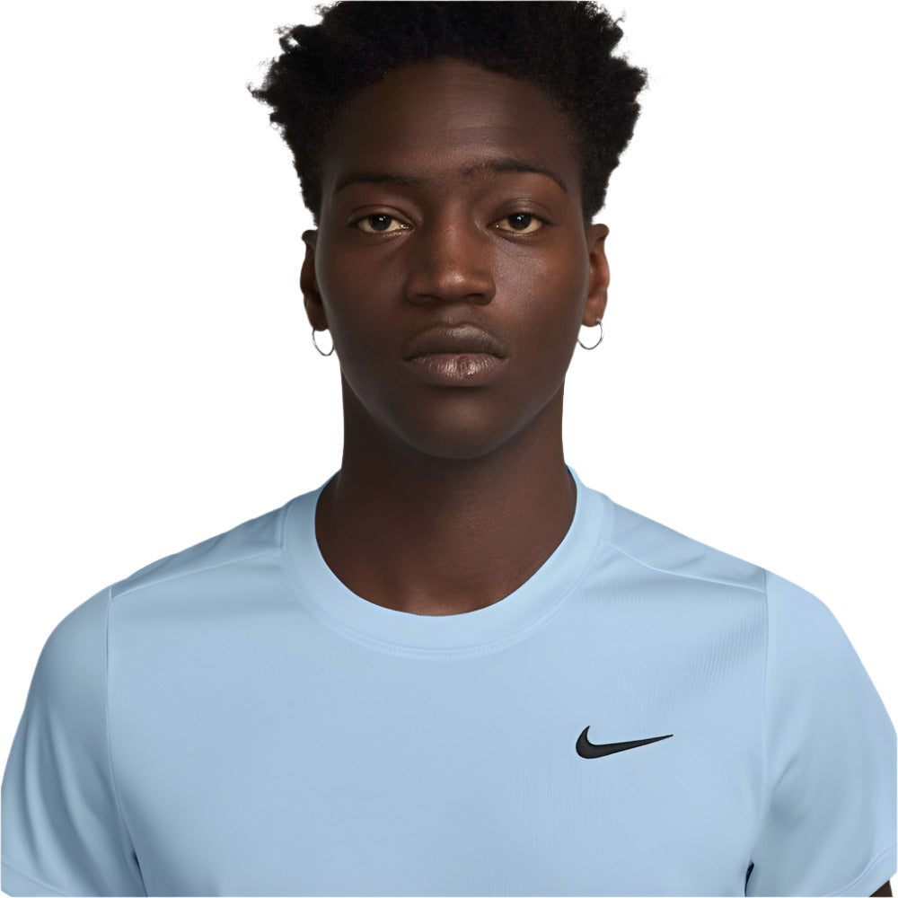 Nike Men's Dri-FIT Victory Top (Celestine Blue/Black) - RacquetGuys.ca