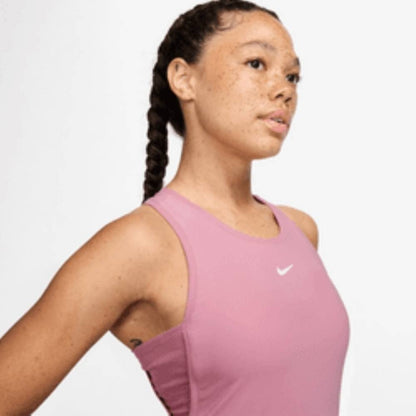 Nike Women's Dri-FIT Victory Tank (Elemental Pink/White) - RacquetGuys.ca