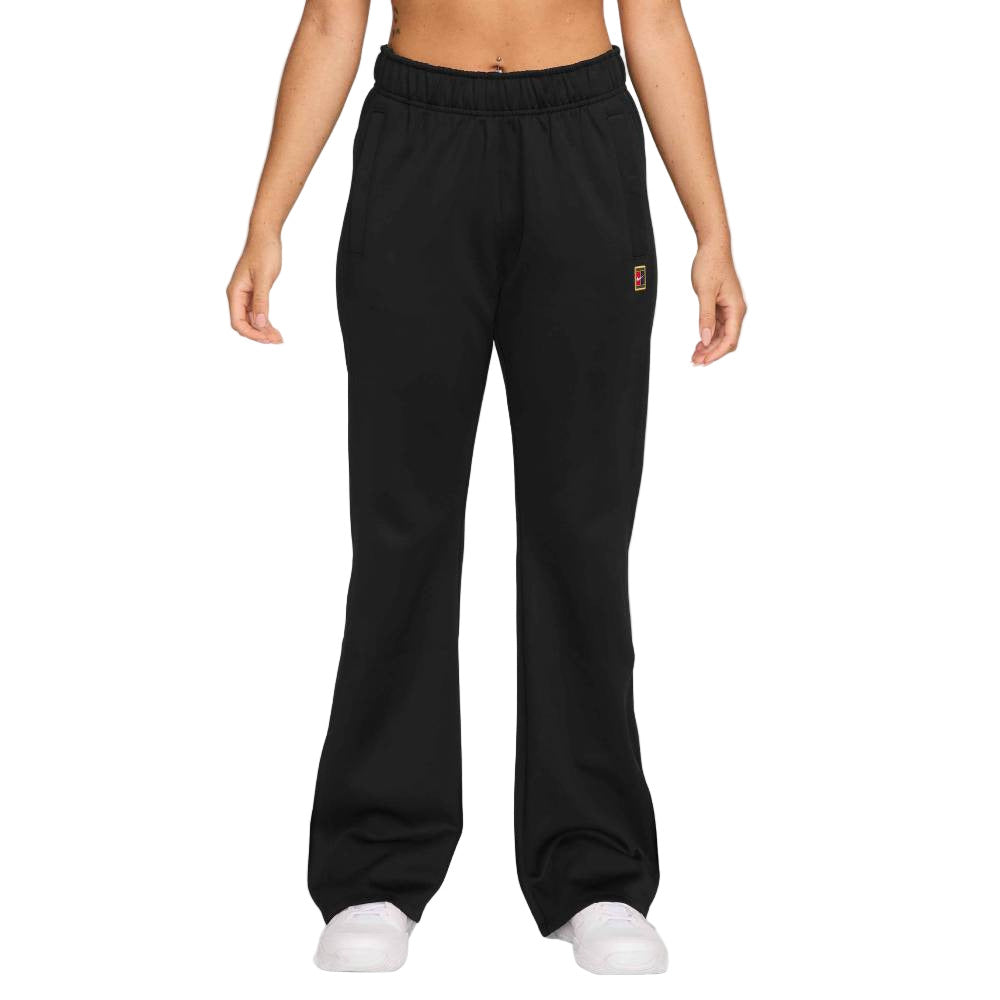 Nike Women's Court Heritage Knit Pant (Black) - RacquetGuys.ca