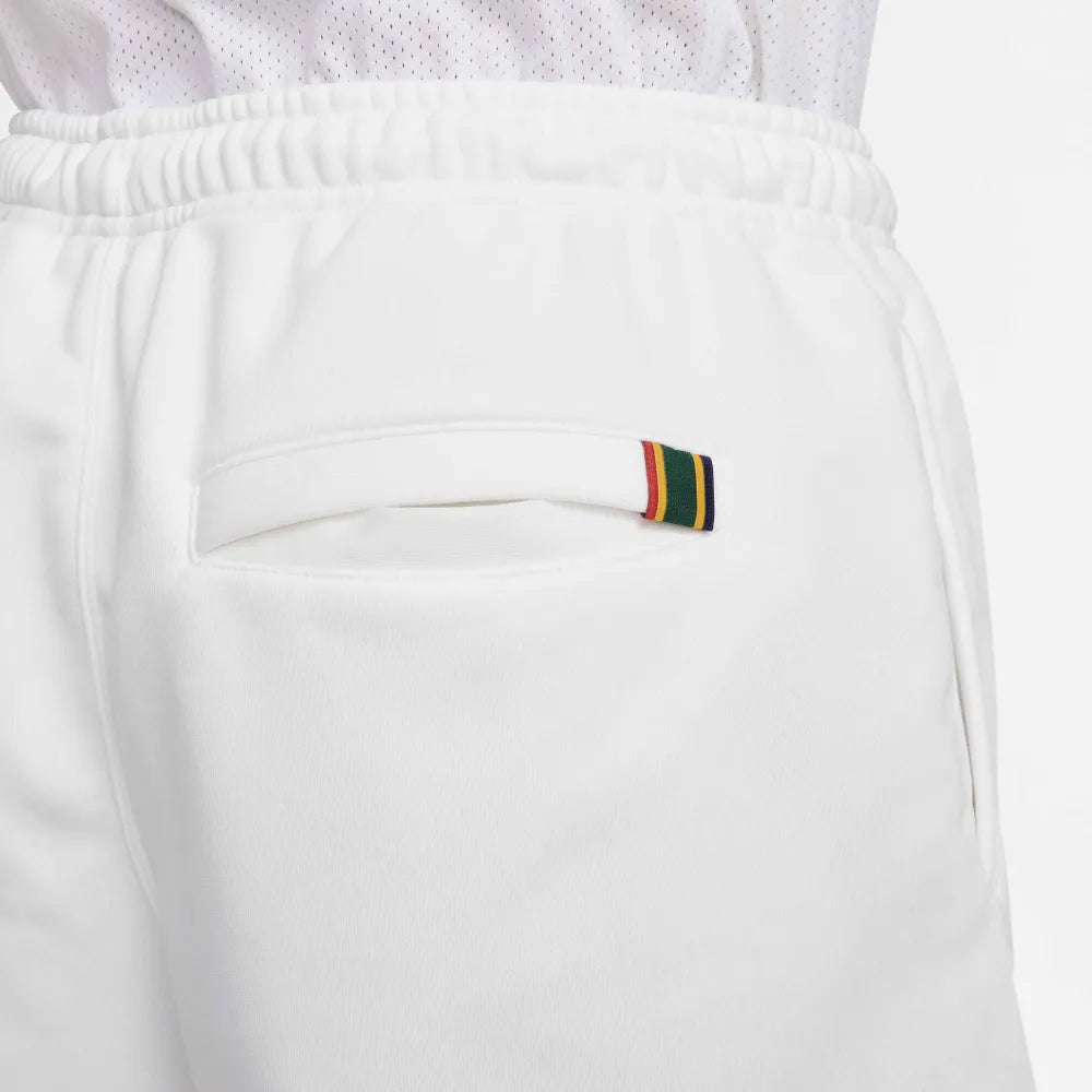 Nike Men's Court Dri-FIT Heritage Fleece Short (White) - RacquetGuys.ca