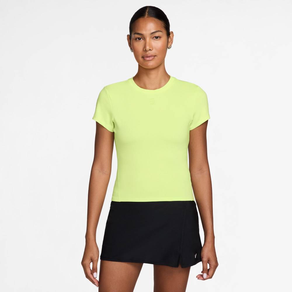 Nike Women's Dri-FIT Advantage Top (LT Lemon Twist) - RacquetGuys.ca