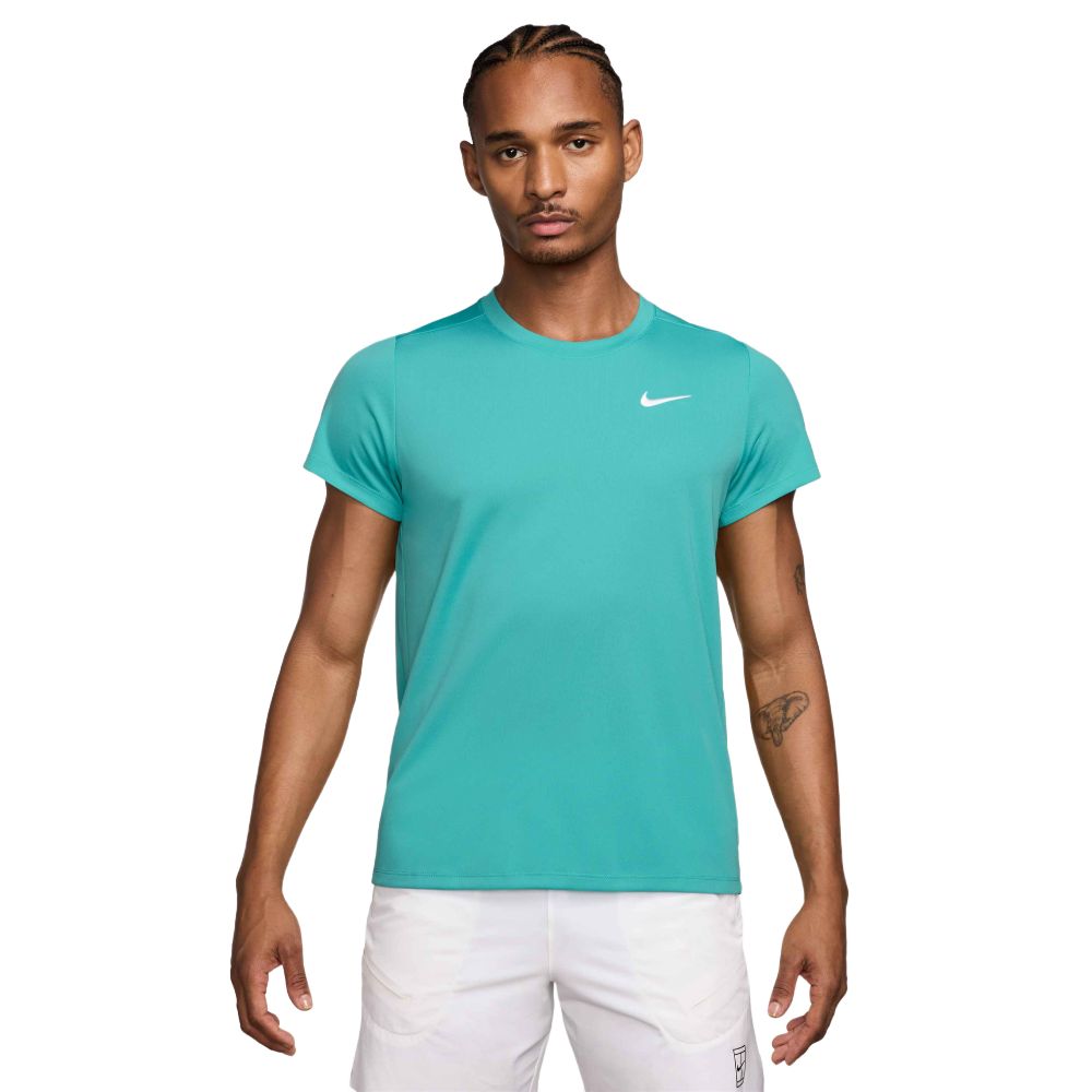 Nike Men's Dri-FIT Victory Top (Washed Teal/White) - RacquetGuys.ca