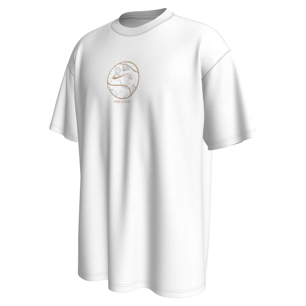 Nike Men's Court Dri-FIT M90 Tee Top (White) - RacquetGuys.ca