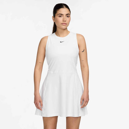 Nike Women's Dri-FIT Victory Dress (White/Black) - RacquetGuys.ca