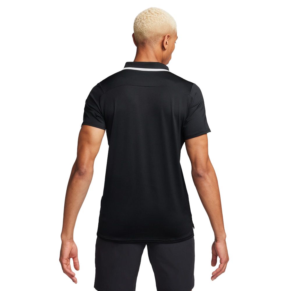 Nike Men's Dri-FIT Advantage Polo (Black/White) - RacquetGuys.ca