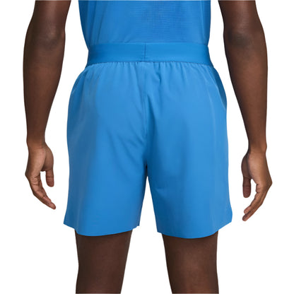 Nike Men's Dri-FIT Advantage 6-Inch Short (Start Blue/White) - RacquetGuys.ca