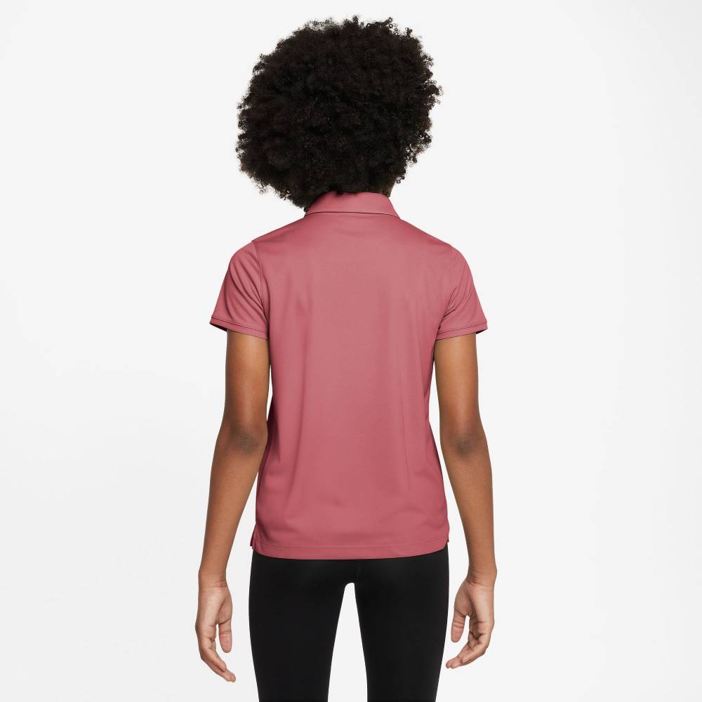 Nike Girl's Dri-FIT Victory Polo (Adobe/White) - RacquetGuys.ca