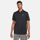Nike Men's Dri-FIT Victory Solid Polo (Black/White)